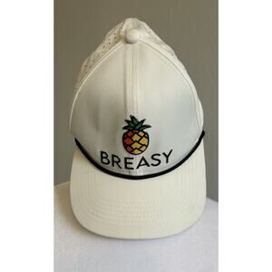 Breasy Pineapple Trucker Golf Hat White Mesh/for The Birds/ Retro Cap Skater